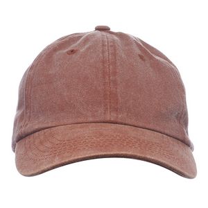 6 Panel Washed Cotton Unconstructed Caps