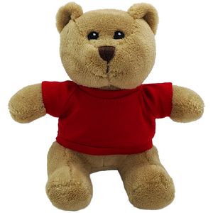 6" Sitting Honey Bear - Short Hair