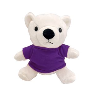 6" Sitting Polar Bear Beanie