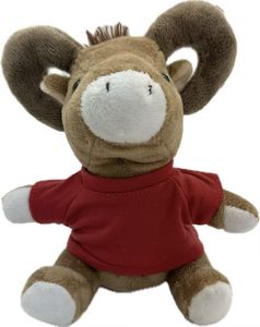 6" Sitting Ram Beanie