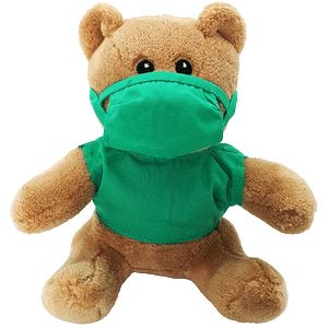 6" Sitting Scrub Bear