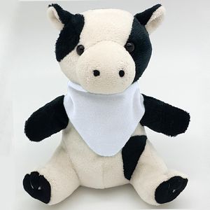 6" Sitting Stuffed Cow Beanie