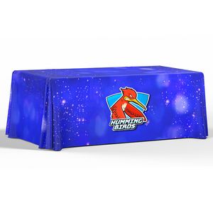 6' Standard Draped Economy Table Cover (Full Color Dye Sublimation)