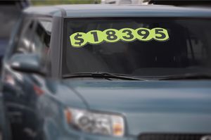 6" Tall Bubble Number Decals (Set of 12)