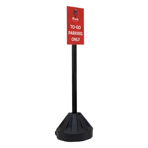 60" Rover Portable Sign Post Single-Sided Kit