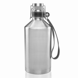 64 Oz. Canteen Stainless Steel Beer Growlers Jug