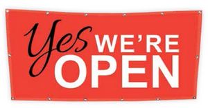 6.5 Oz. Single-Sided Outdoor Canvas Banner (10'x3')
