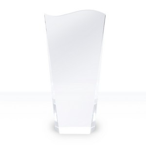 7 3/4" Clear Wave Top Award