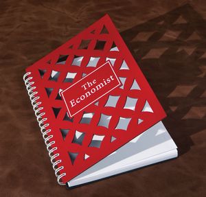 7" x 10" Venetian Diamond Leather Spiral Journal