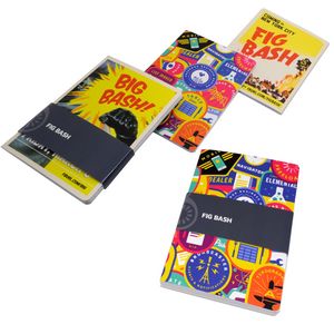 7" x 9" Set of 3 Full Color Stitched Commuter Journals