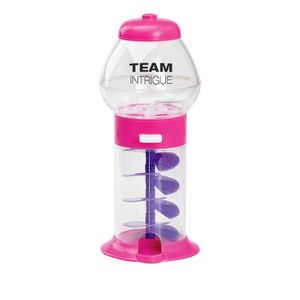 7.25" Assorted Color Mini Spiral Gumball Machine