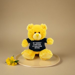 8" Bright Color Yellow Bear