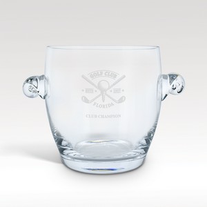 8" Crystal Coronet Ice Bucket