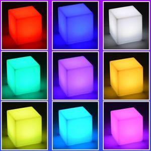 8" Deco Light Cube