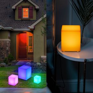 8" Deco Light Cube