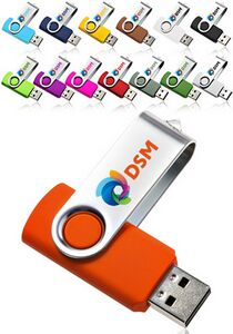 8 GB Swivel USB Flash Drive