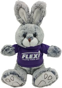 8" Gray Bunny Rabbit