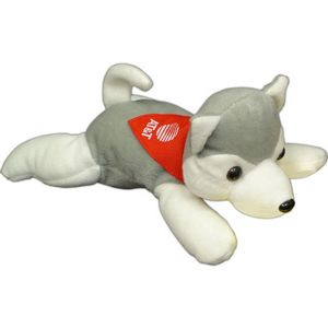 8" Laying Down Beanie Husky