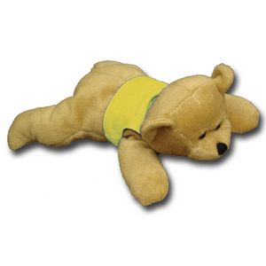 8" Reclining Beanie Animal - Bear