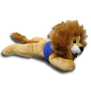 8" Reclining Beanie Animal - Lion