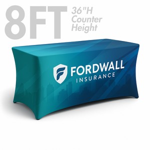 8' Spandex Stretch Table Cover (Counter Height