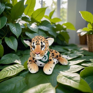 8" Stuffed Jungle Animal - Leopard