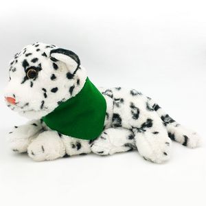 8" Stuffed Jungle Animal - White Leopard