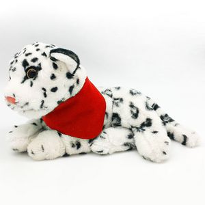 8" Stuffed Jungle Animal - White Leopard
