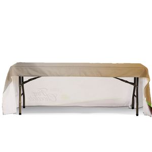 8' Table Cover w/ Open Back in Full Color Overall
