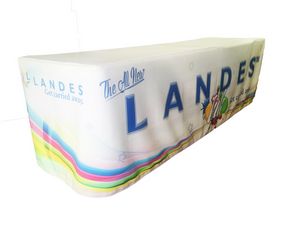 8' Table Cover w/Full Color Front & Sides