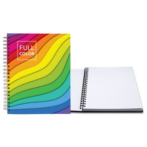 8.5" x 11" Full Color Laminated Spiral Journal