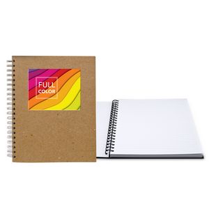 8.5" x 11" Window Spiral Journal