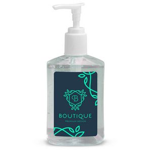 8oz Hand Sanitizer: 8 oz with Pump