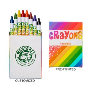 8pk Crayons