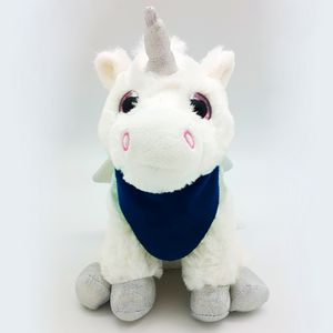 9" Unicorn - White