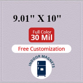 9.01 to 10 Square Inches Indoor Magnets - 30 Mil