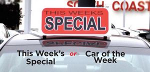 "A" Frame Car Top Signs- Car of The Week
