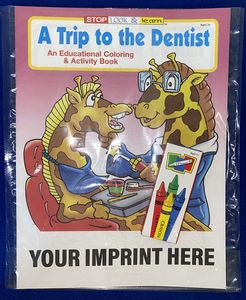 A Trip to the Dentist Coloring Book Fun Pack