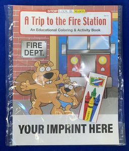 A Trip to the Fire Station Coloring Book Fun Pack