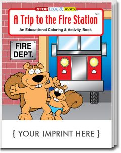 A Trip to the Fire Station Coloring Book