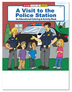 A Visit To The Police Station Coloring Book Fun Pack