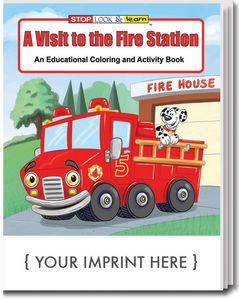 A Visit to the Fire Station Coloring Book