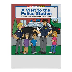 A Visit to the Police Station Coloring Book