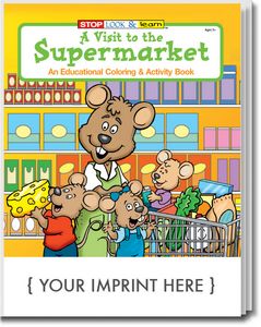 A Visit to the Supermarket Coloring & Activity Book