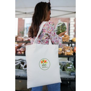 AWAREâ„¢ Recycled Cotton Gusset Bottom Tote - Natural
