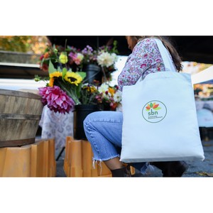 AWAREâ„¢ Recycled Cotton Gusset Bottom Tote - Natural