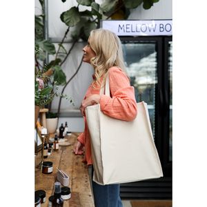 AWAREâ„¢ Recycled Cotton Market Tote Bag - Natural