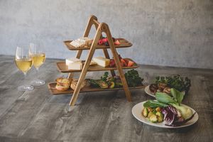 Acacia Serving Ladder