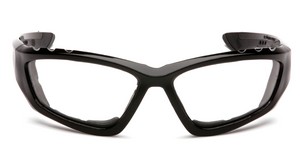 Black Frame with Clear Anti-Fog Lens