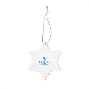 Acrylic Style Star of David Ornament